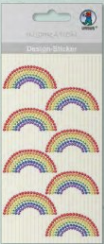 Design-Sticker Regenbogen