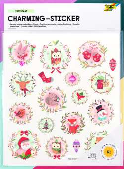 Charming Sticker Weihnachten 2