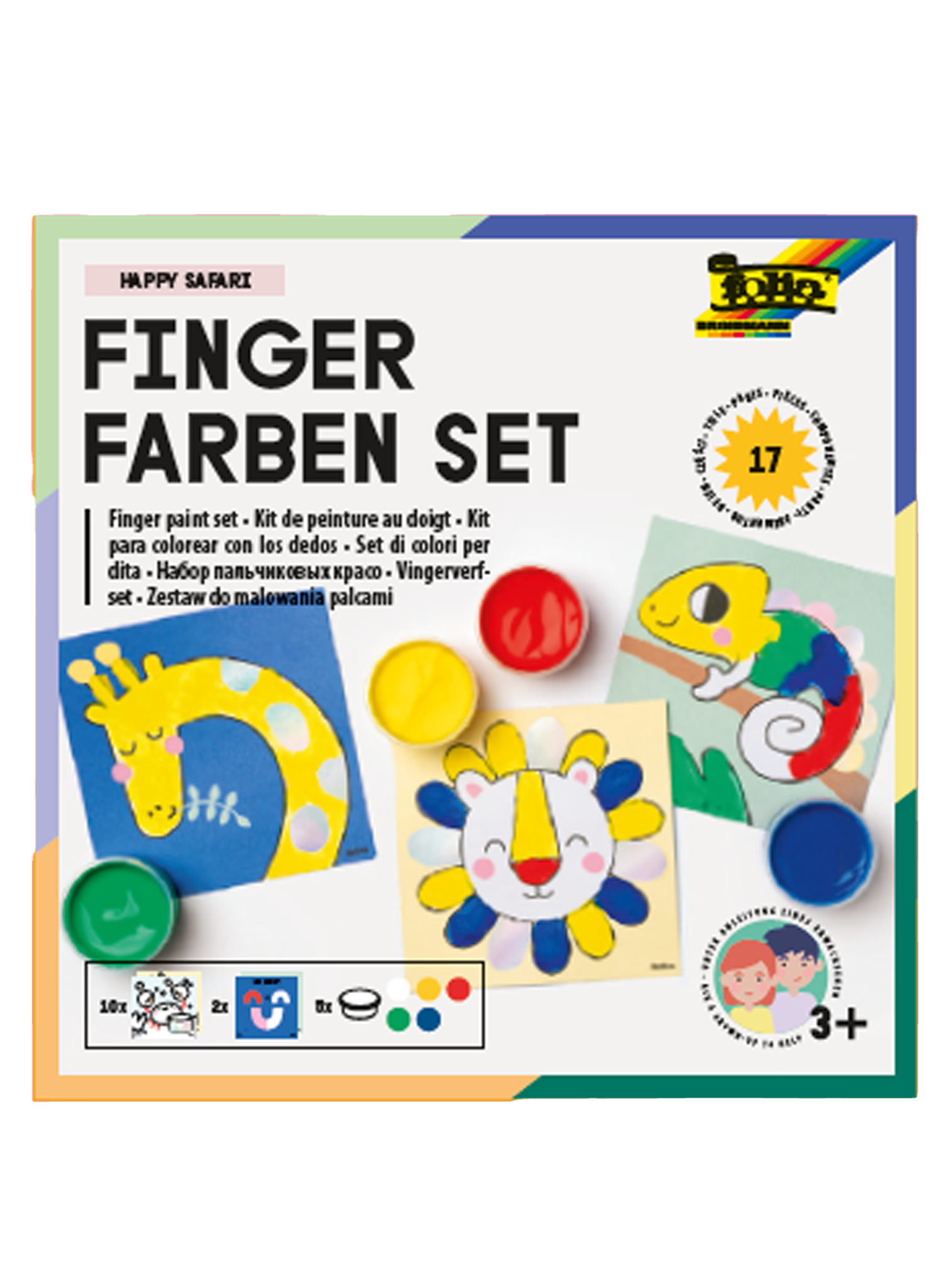 Fingerfarben Set HAPPY SAFARI