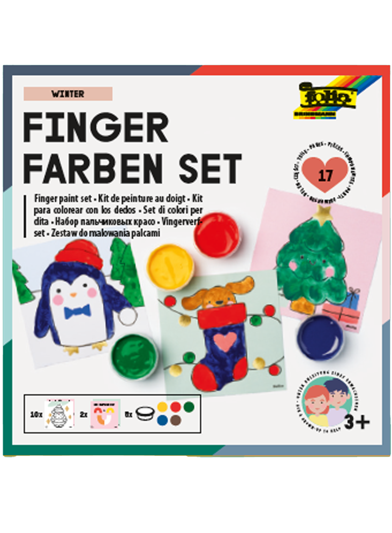Fingerfarben Set WINTER
