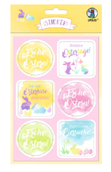 Sticker „Bunte Ostern“  bunt