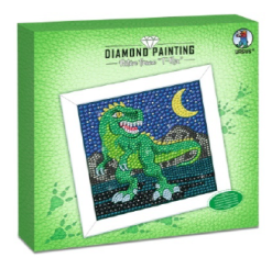 Diamond Painting Picture Frame Dino