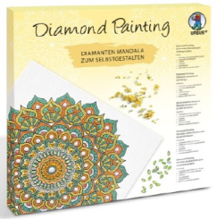 Diamond Painting ,Diamanten Mandala grün