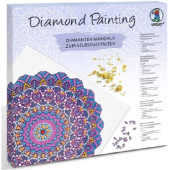 Diamond Painting Diamanten Mandala violett