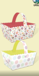 Henkelk&#246;rbchen Ostern, 6-er Set
