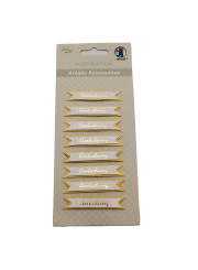 Sticker Einladung gold 5.5x1cm