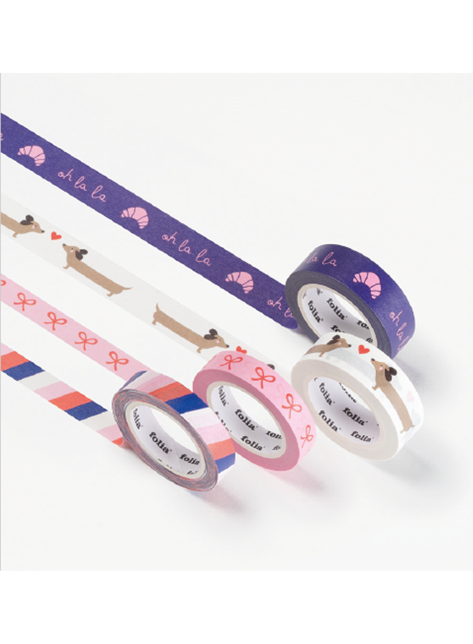Washi Tape Parisienne 4 Rollen &#224;10m