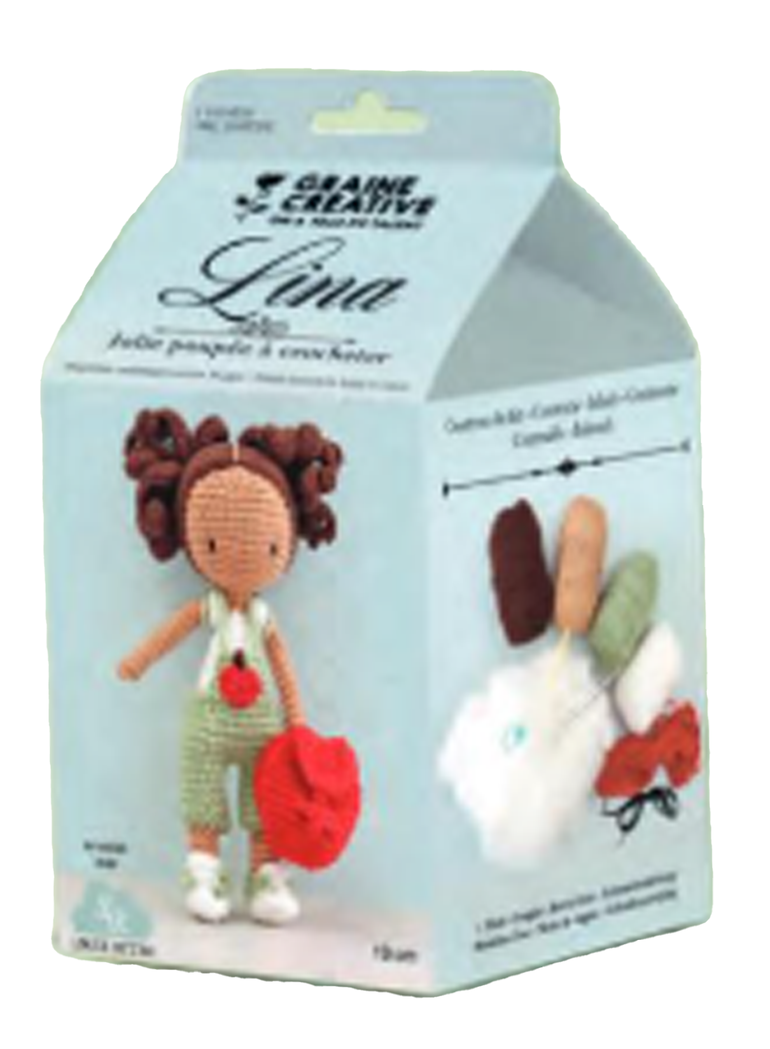H&#228;kelset Puppe Lina  190mm