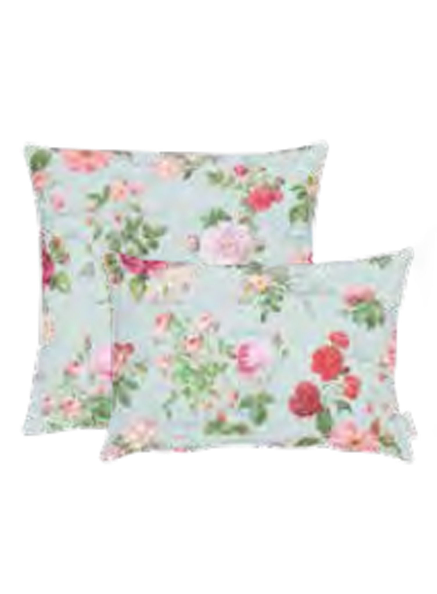 Kissenh&#252;lle Rosen hellblau