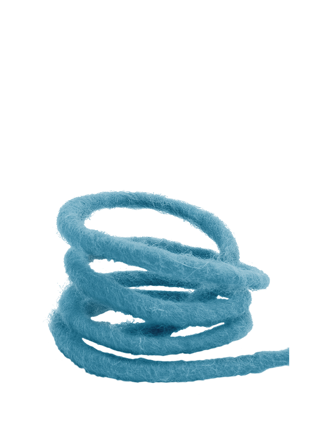 Kordel hellblau  / 2,5m 7 mm