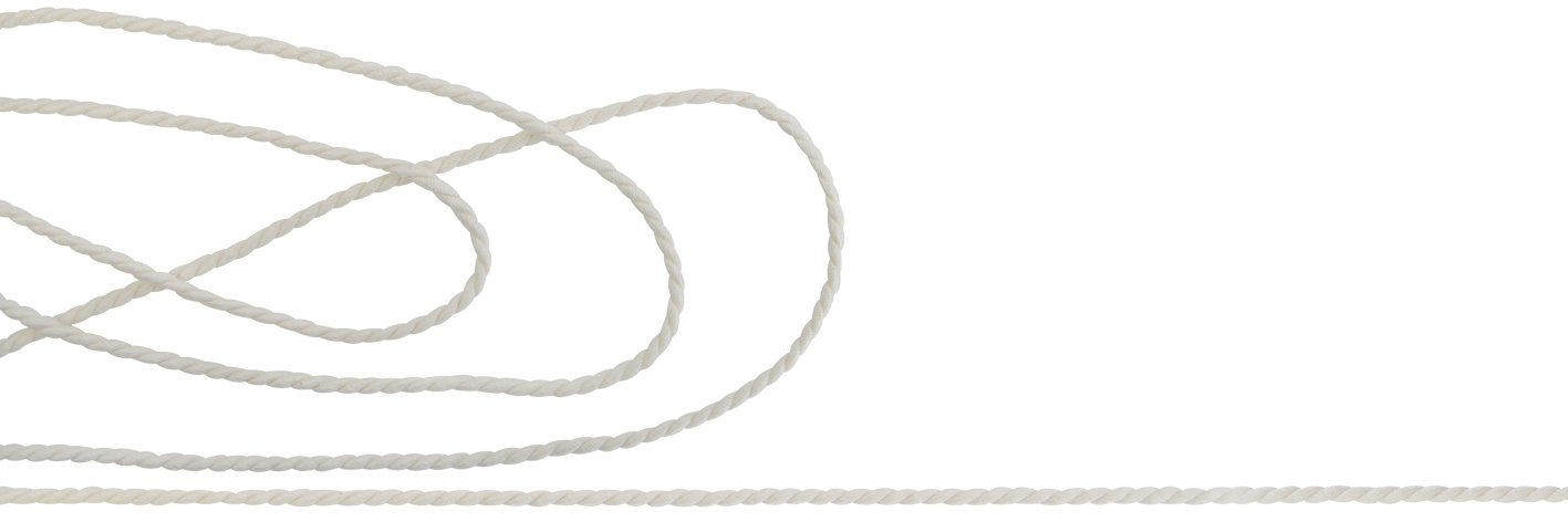 Kordel creme  / 5m 3 mm