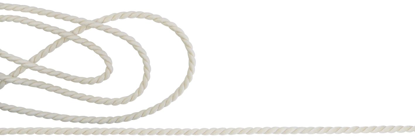 Kordel creme  / 5m 5 mm
