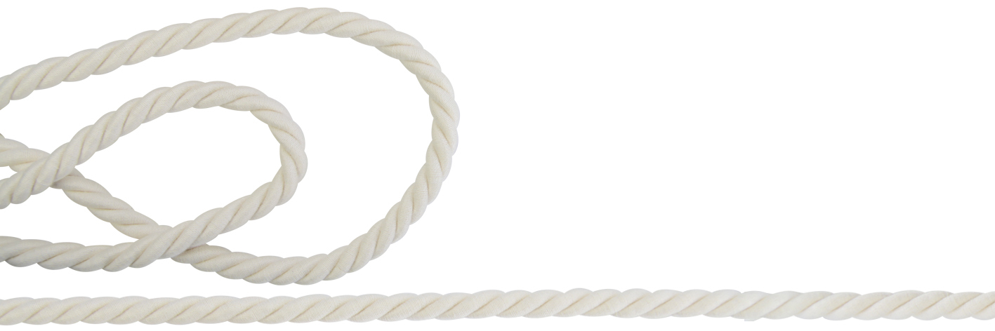 Kordel creme  / 2m 8 mm