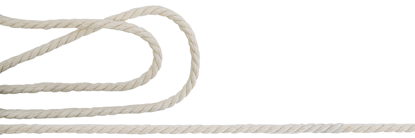 Kordel   Makramee 8 mm creme 10m