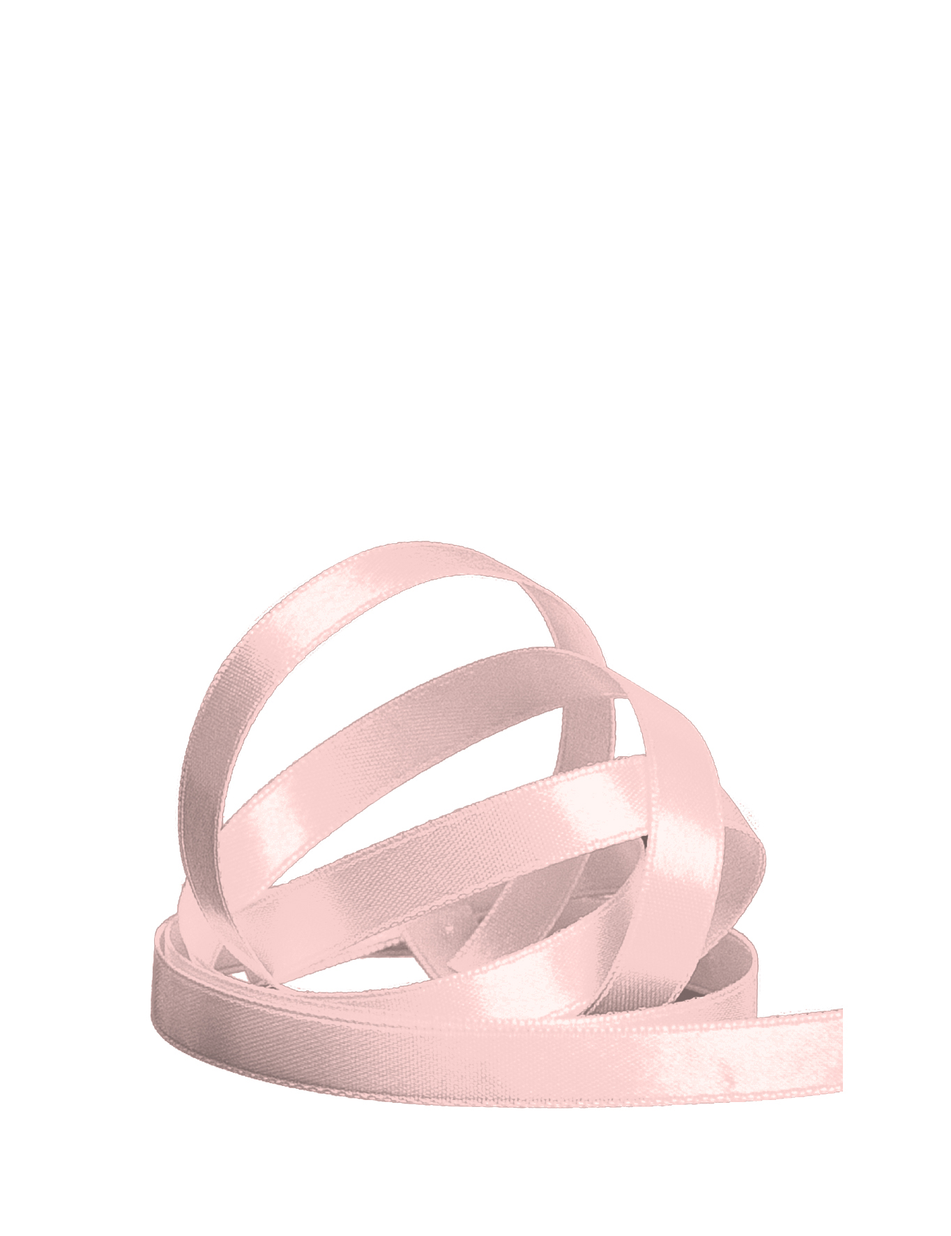 Satinb doppels 10 mm rosa 25m