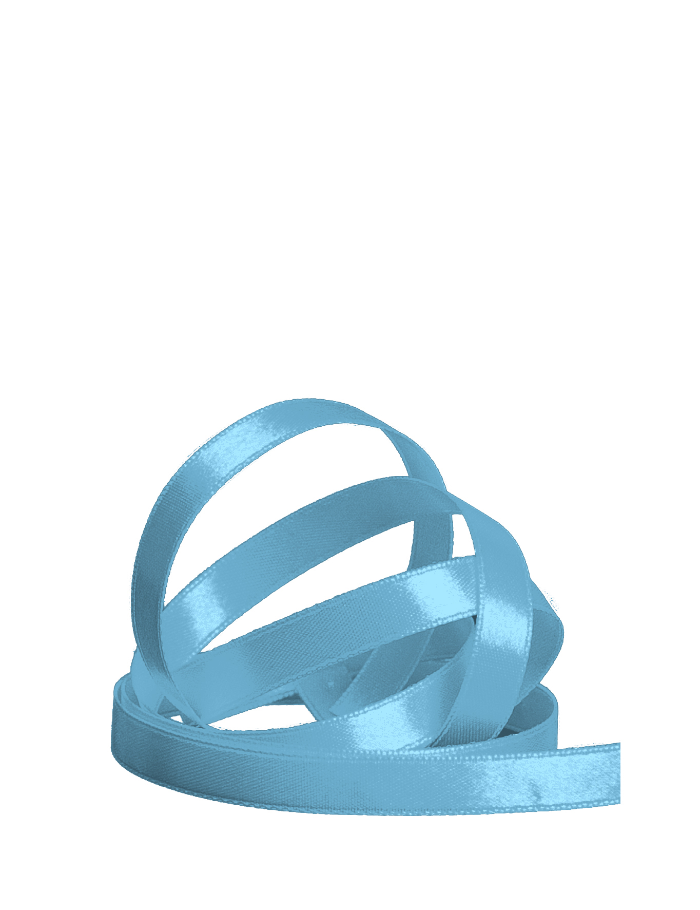 Satinb doppels 10mm babyblau 25m