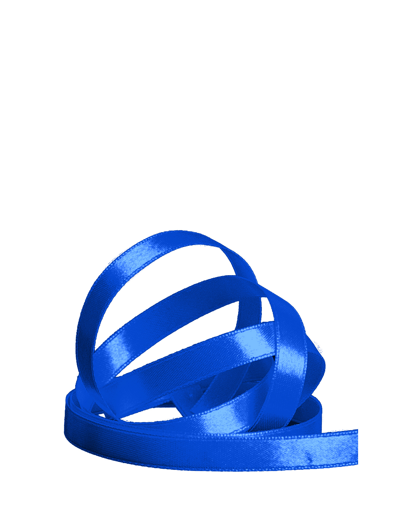 Satinb doppels 10mm royalblau 25m