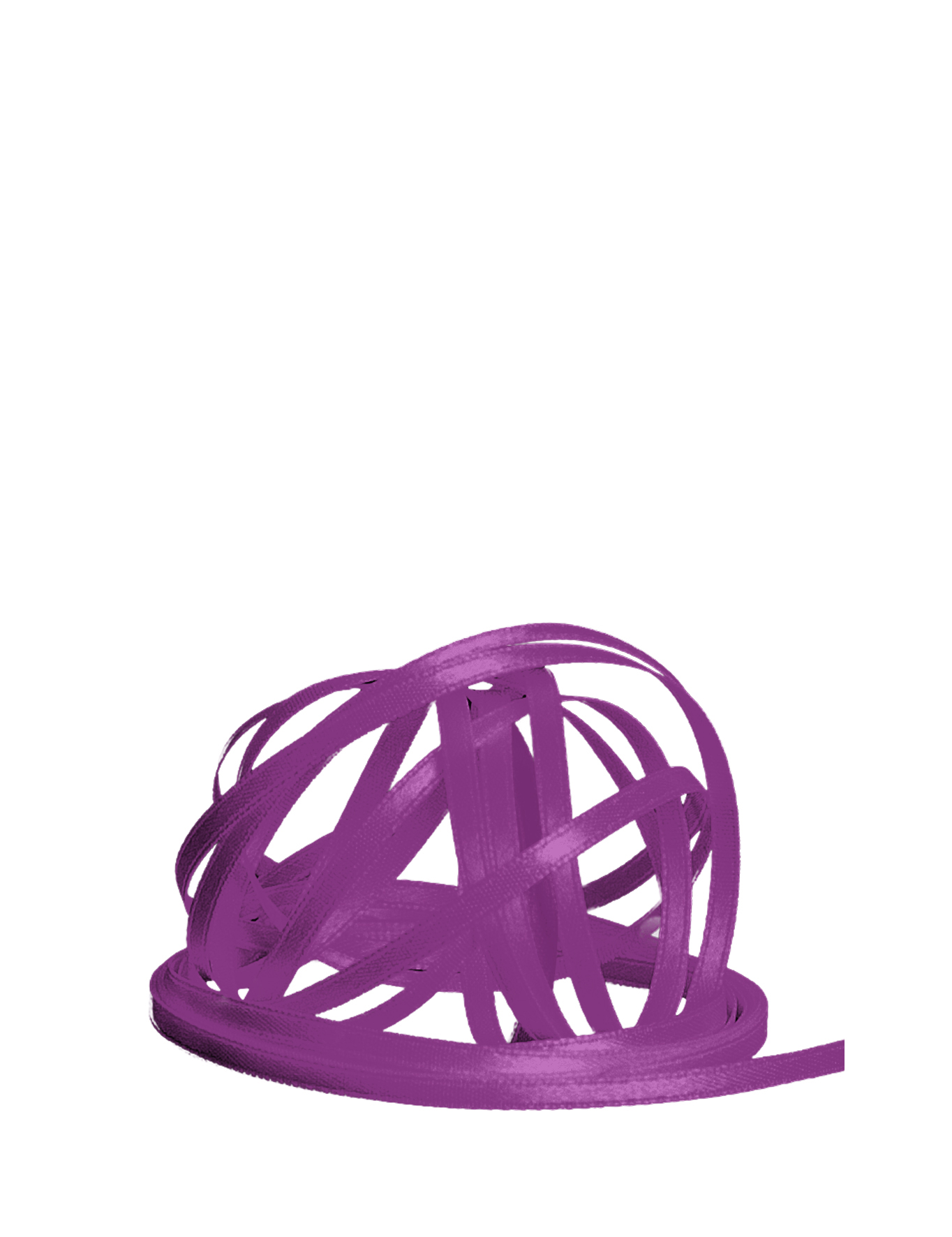 Satinband doppelseitig 3 mm purple 100m