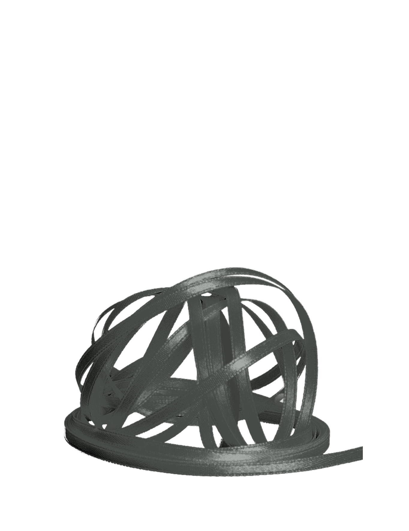 Satinband doppelseitig 3 mm anthrazit 100m