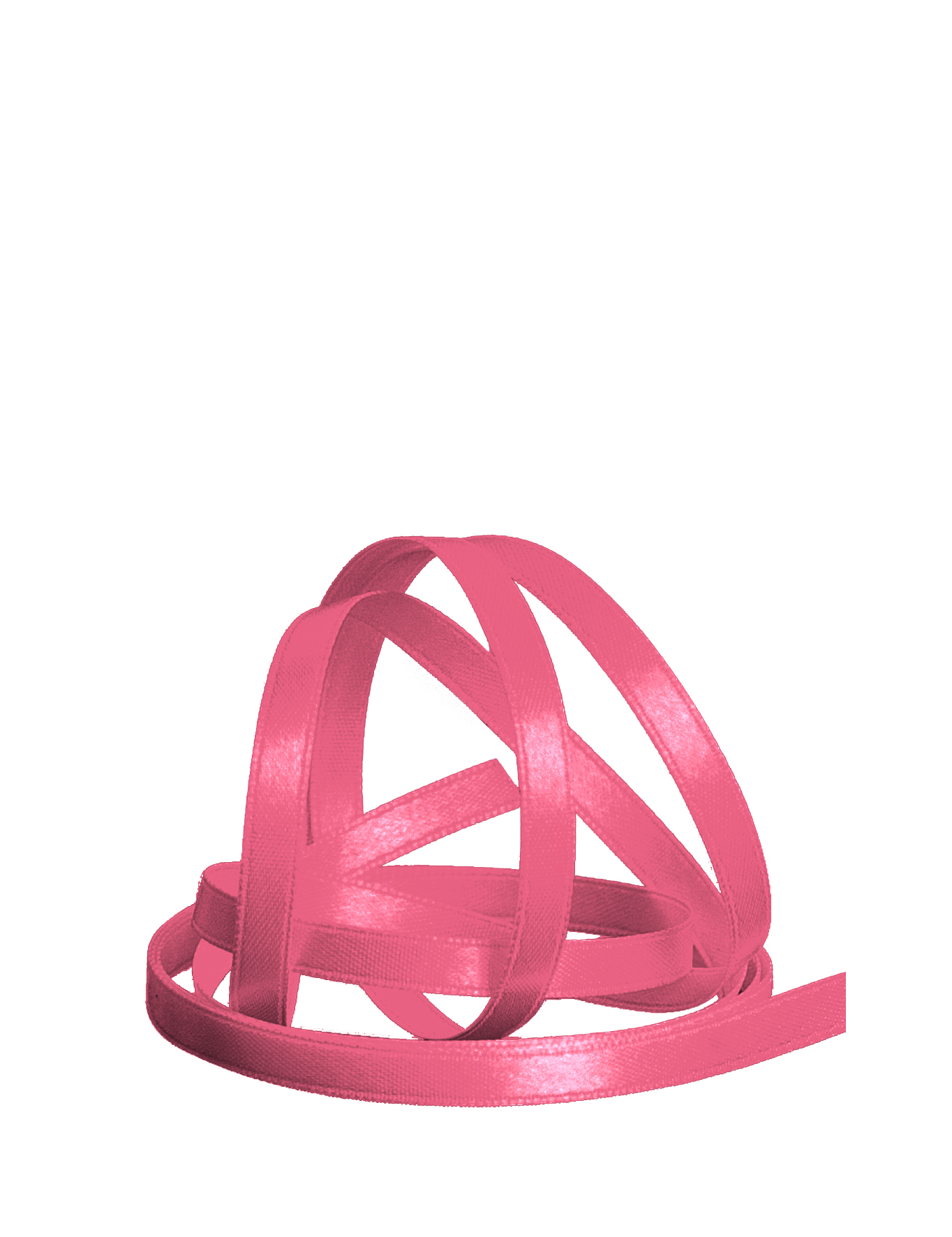 Satinband doppelseitig 5 mm pink 50m