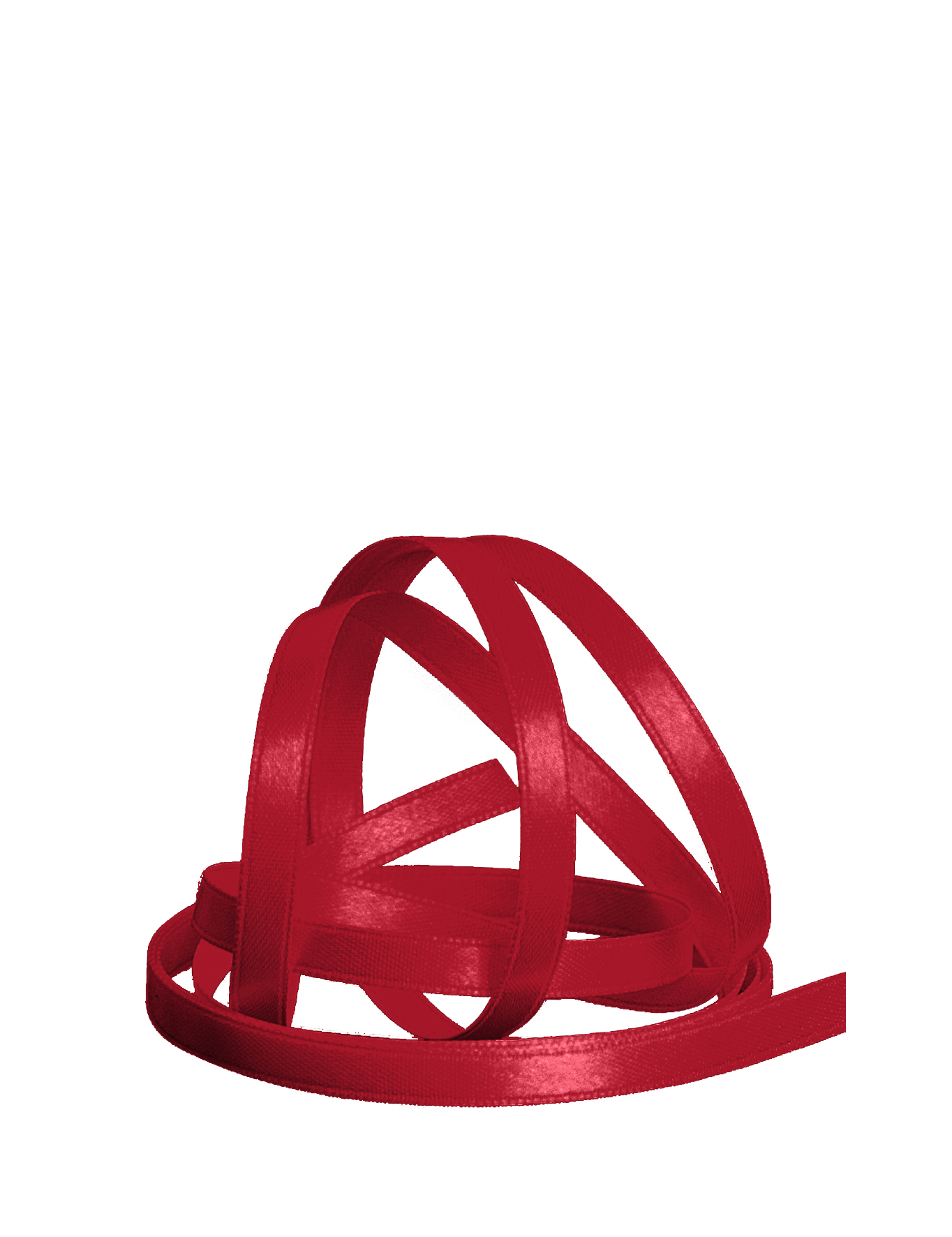 Satinband doppelseitig 5 mm kirschrot 50m