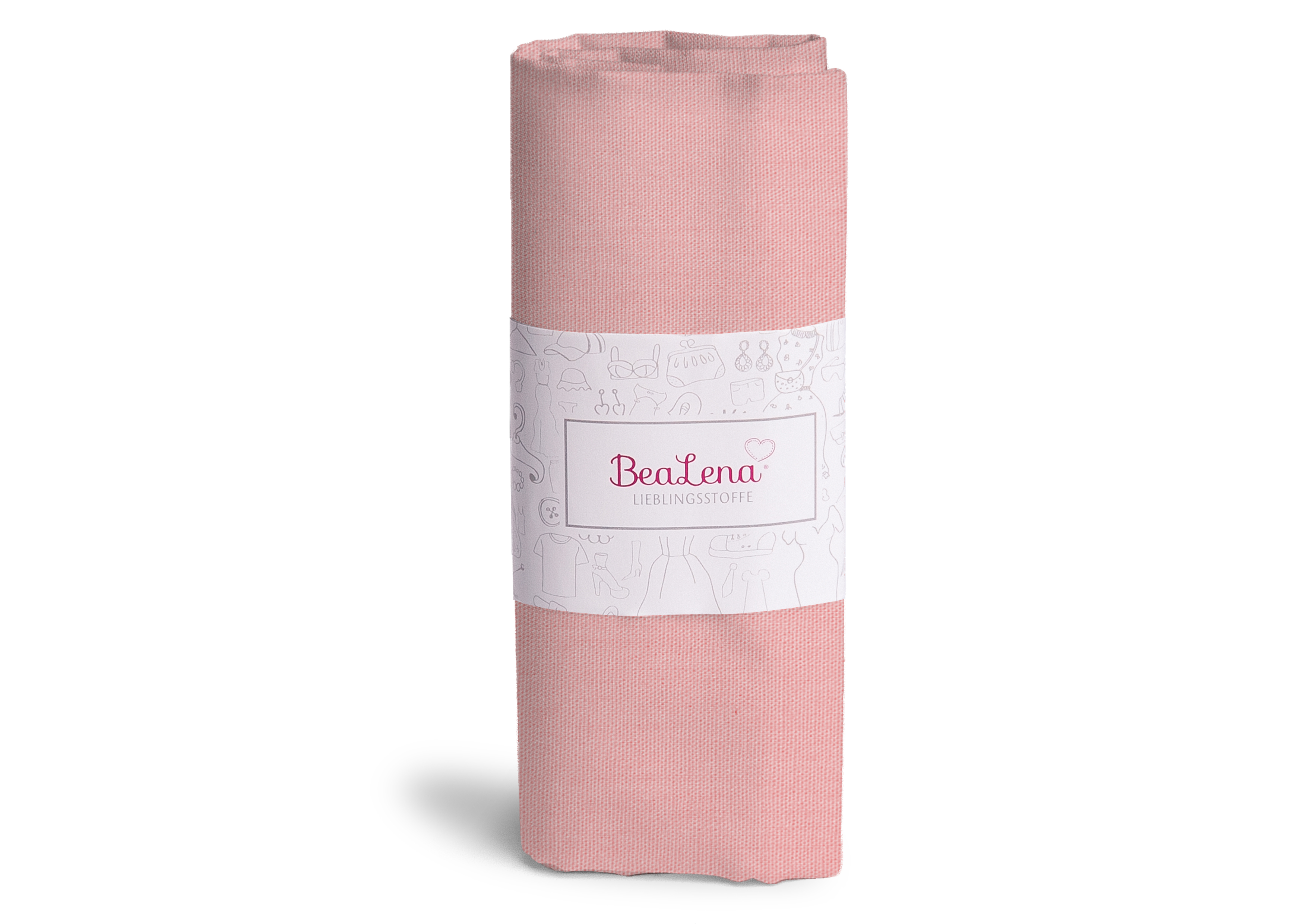 Stoff rose  70 x 50 cm
