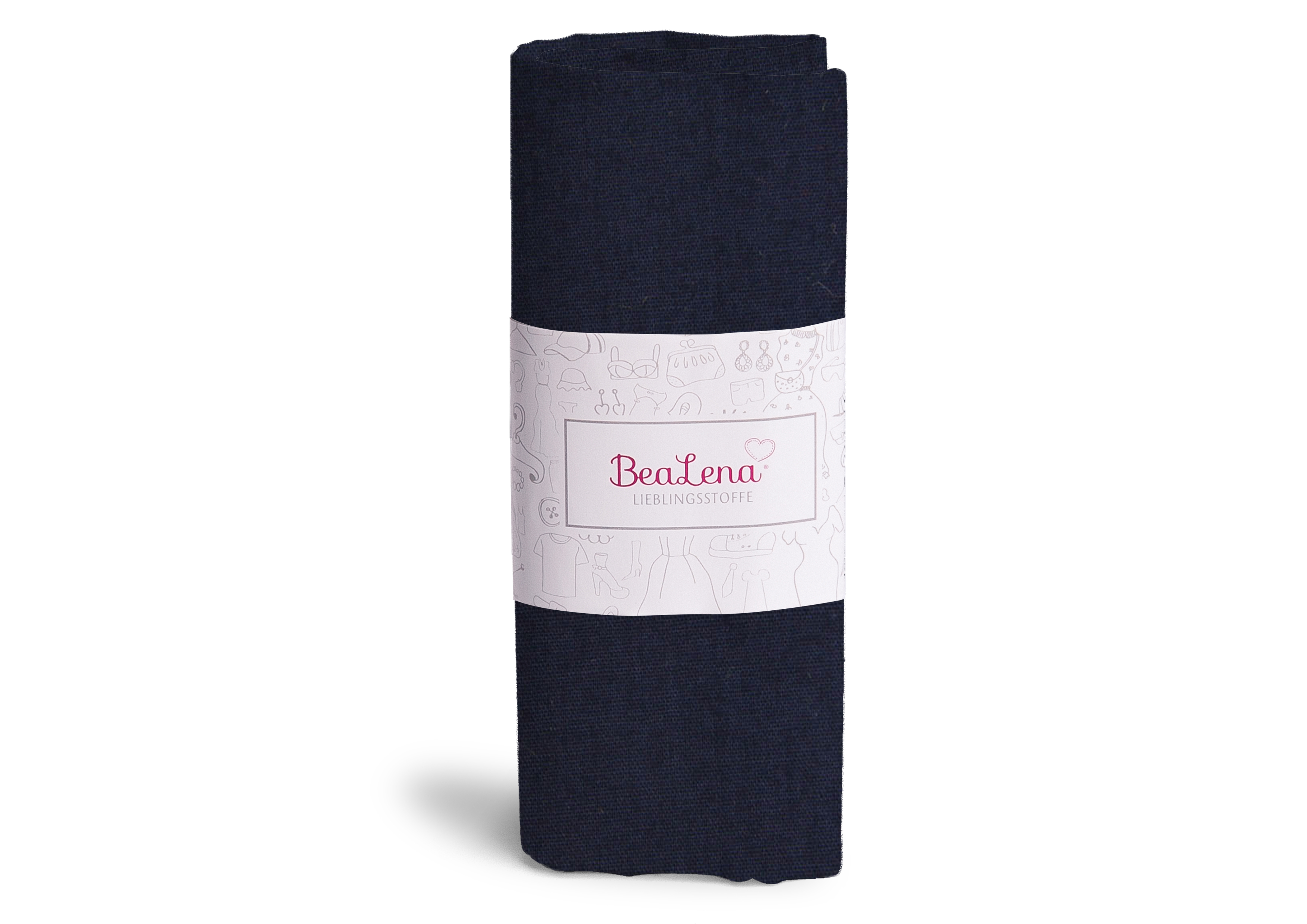 Stoff marineblau  70 x 50 cm