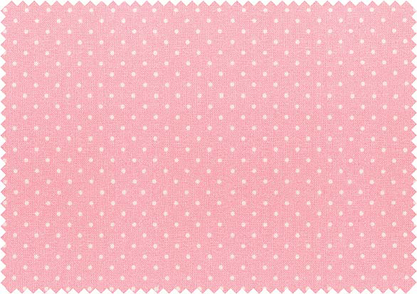 Stoff rosa Punkte 70 x 50 cm