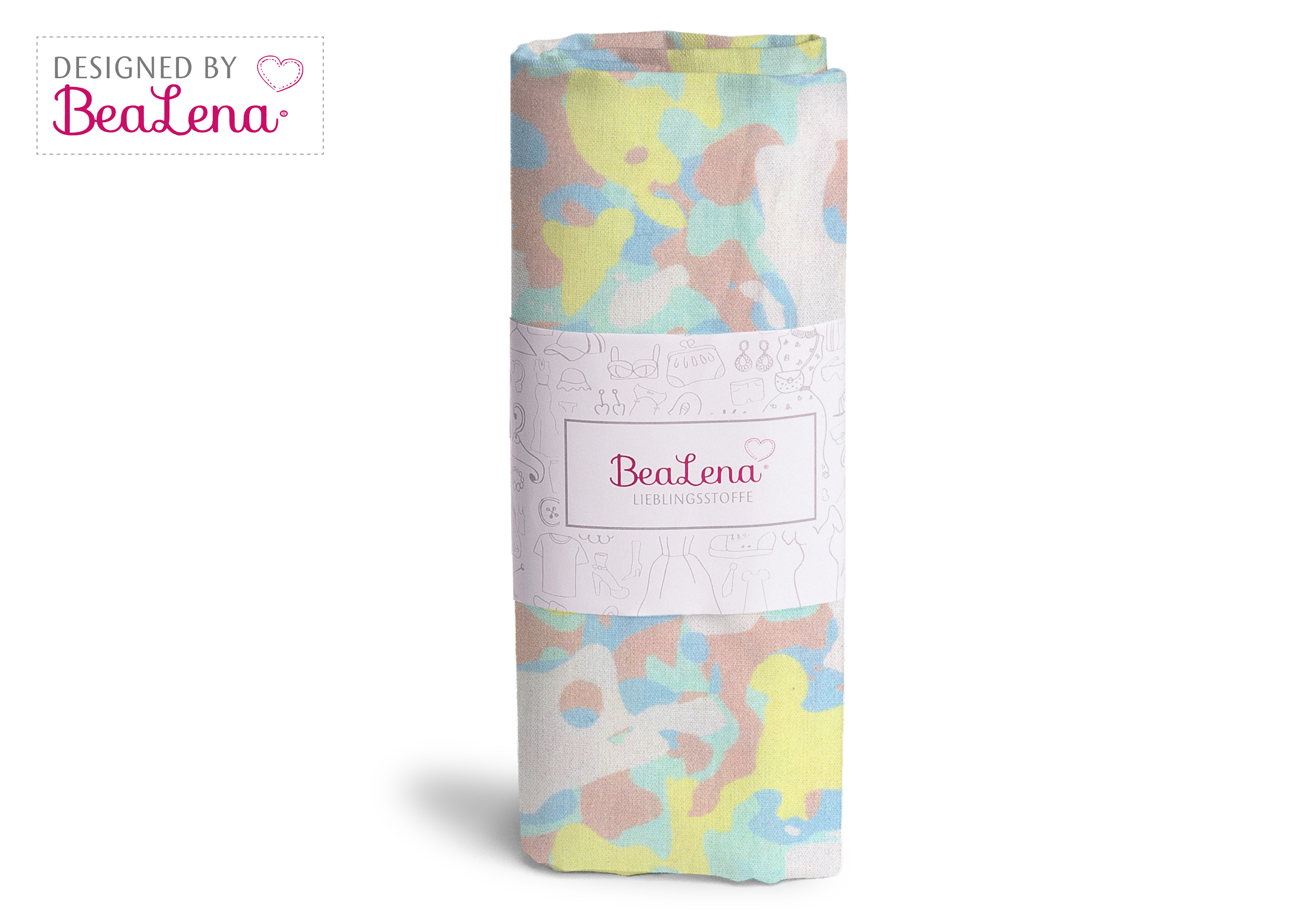 Stoff muticolor Camouflage 70x50cm