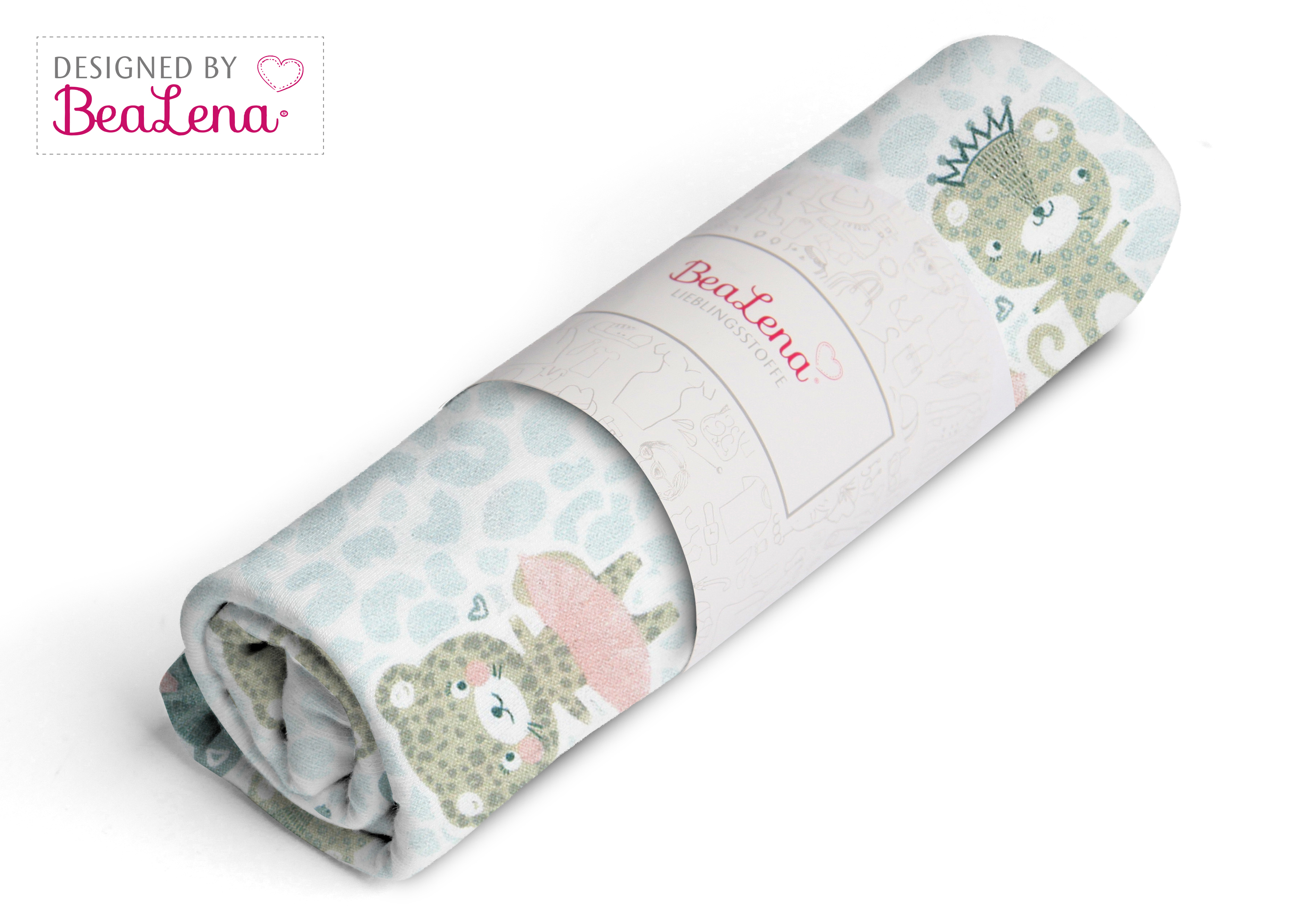 Stoff platingrau Katzen 80 x 100 cm
