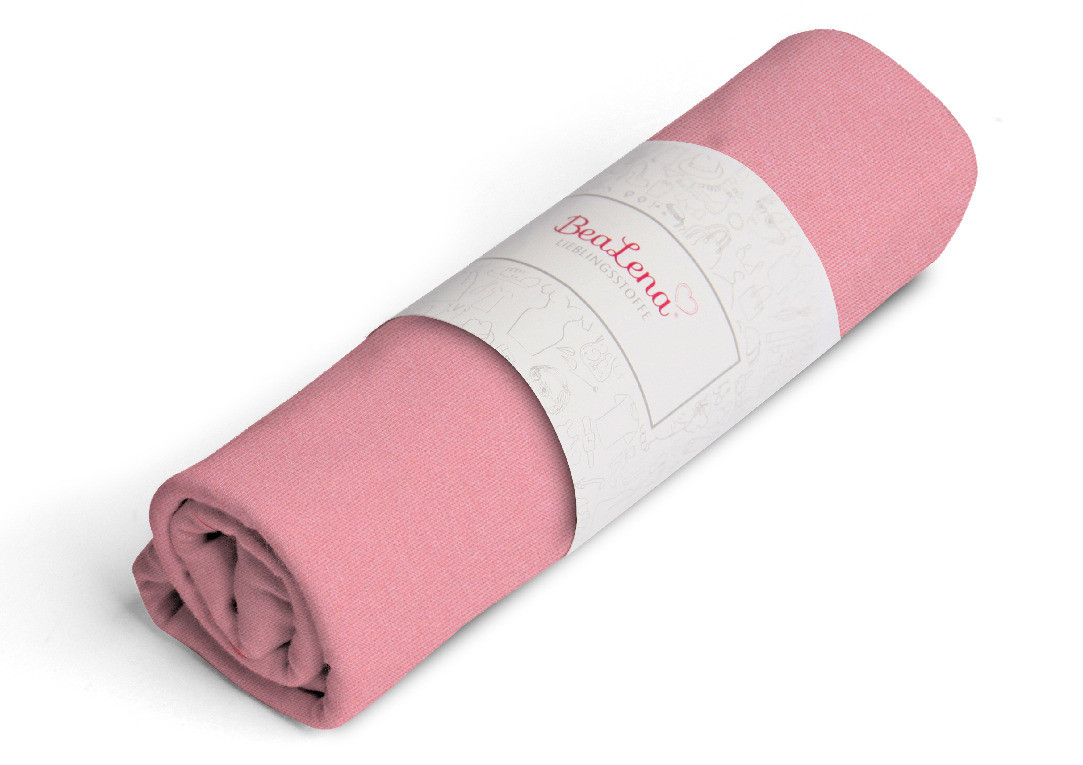 Stoff rose Uni 70 x 100 cm
