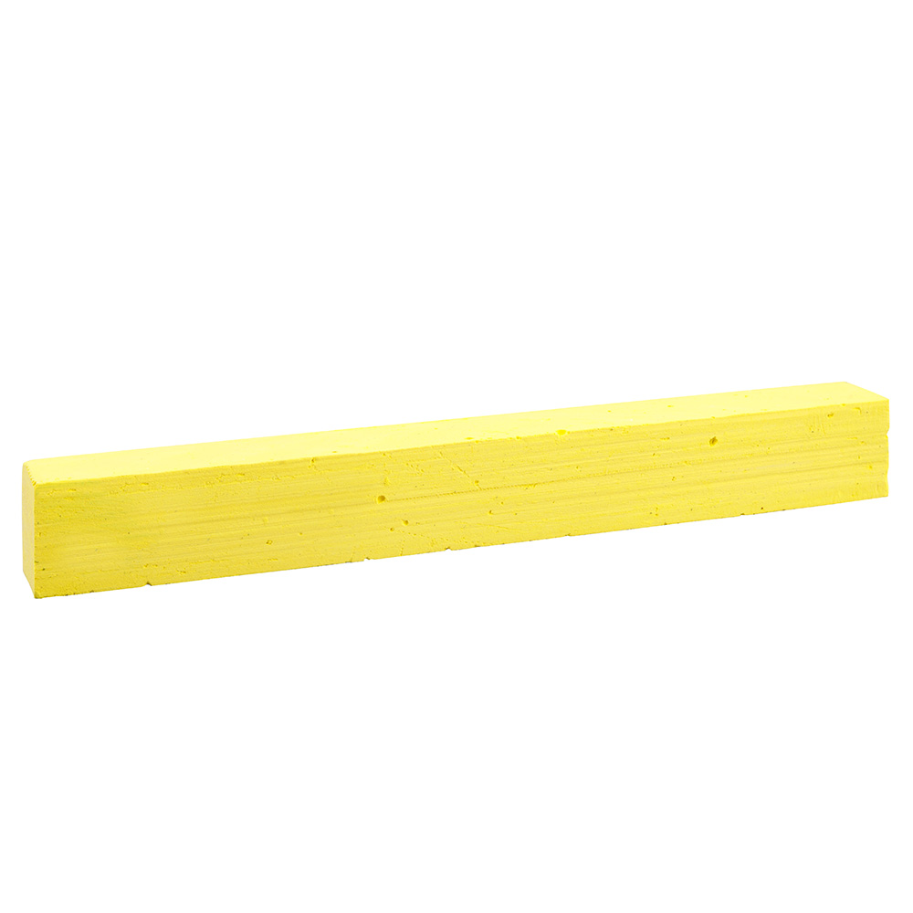 Kreide Schulkreide / Tafelkreide - Gelb  , eckig 12 mm x 12 mm x 100 mm -  100er Pack