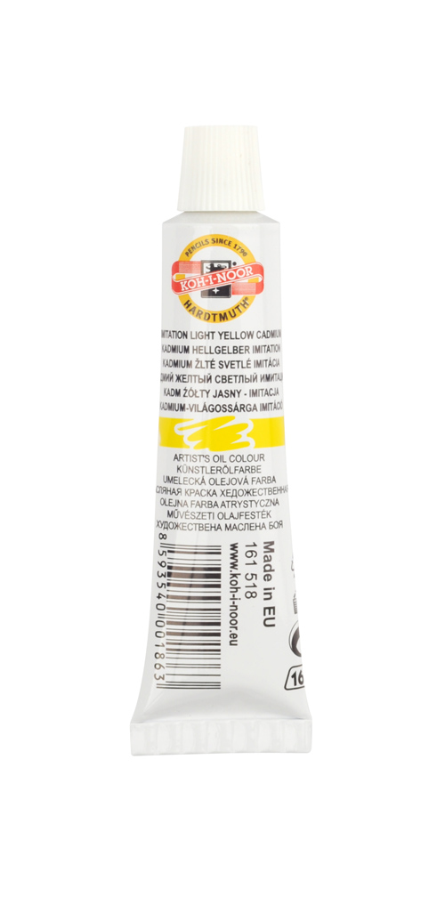 &#214;lmalfarbe- M&#225;nes Colours  16 ml Tube  - Imitation Light Cadmium Yellow -