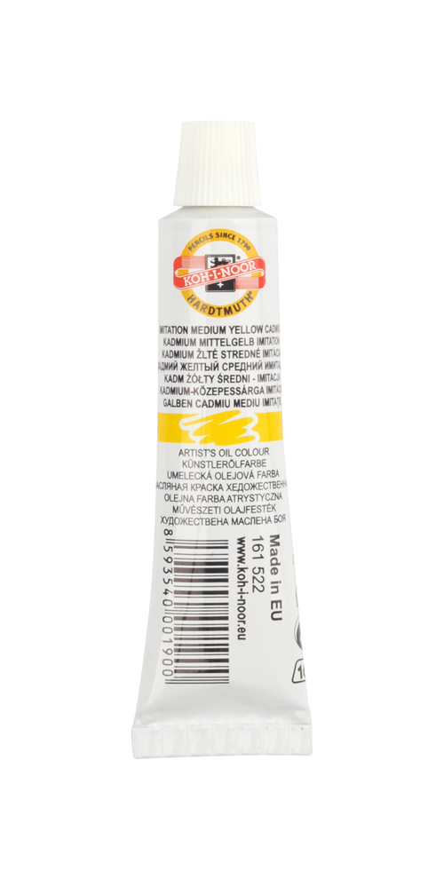 &#214;lmalfarbe- M&#225;nes Colours  16 ml Tube  - Middle Cadmium Yellow -