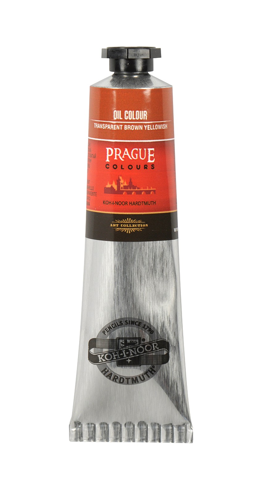 &#214;lmalfarbe-  Prague Colours  40 ml Tube  - Transparent Brown Yellowish / 285  -