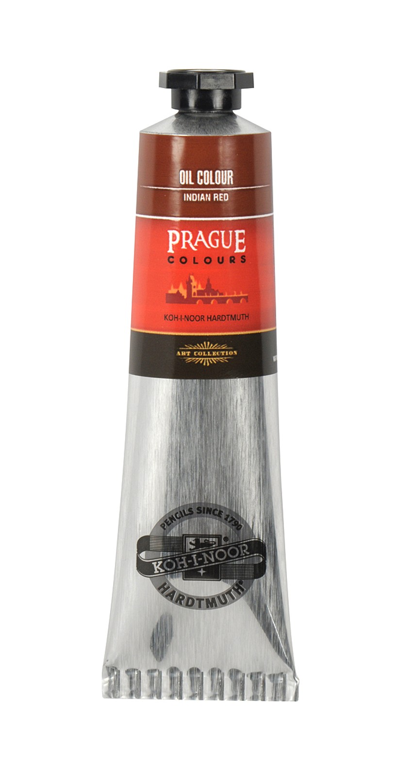 &#214;lmalfarbe-  Prague Colours  40 ml Tube  - Indian Red   / 395 -
