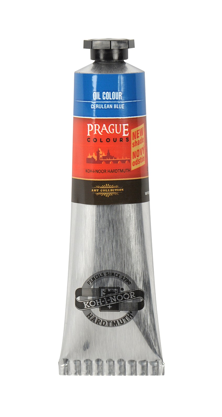 &#214;lmalfarbe-  Prague Colours  40 ml Tube  - Cerulean Blue / 401 -