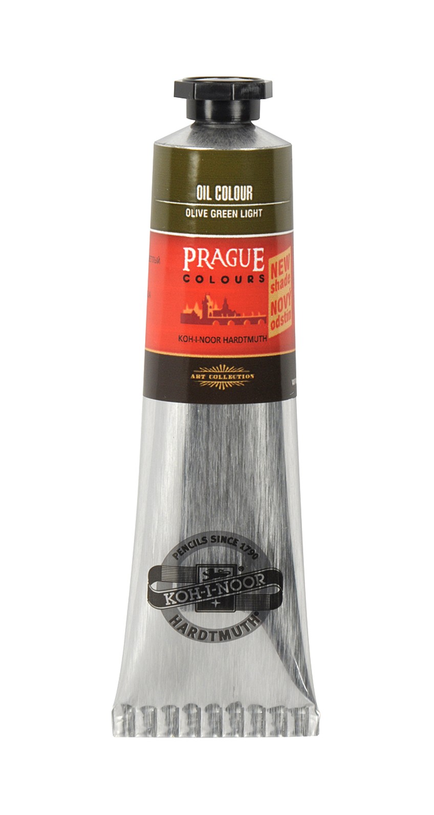&#214;lmalfarbe-  Prague Colours  40 ml Tube  - Olive Green Light / 503 -