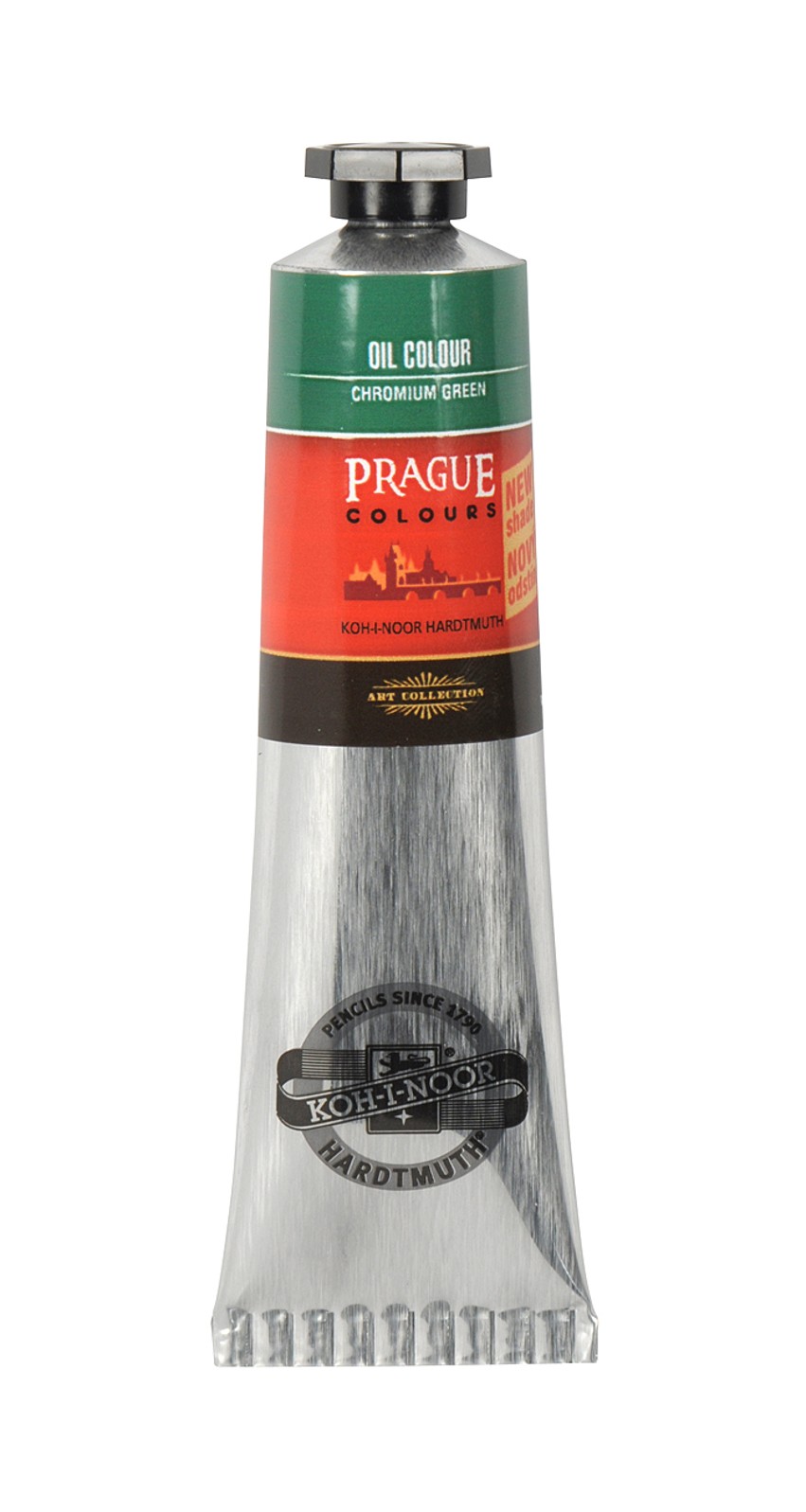 &#214;lmalfarbe-  Prague Colours  40 ml Tube  - Chromium Green  / 521 -