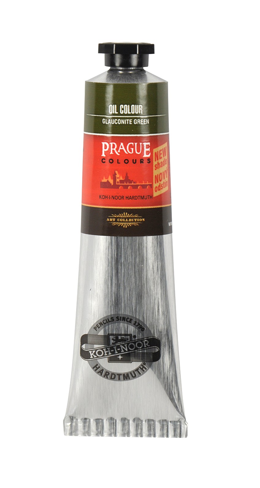 &#214;lmalfarbe-  Prague Colours  40 ml Tube  - Glaucontie Green  / 523 -