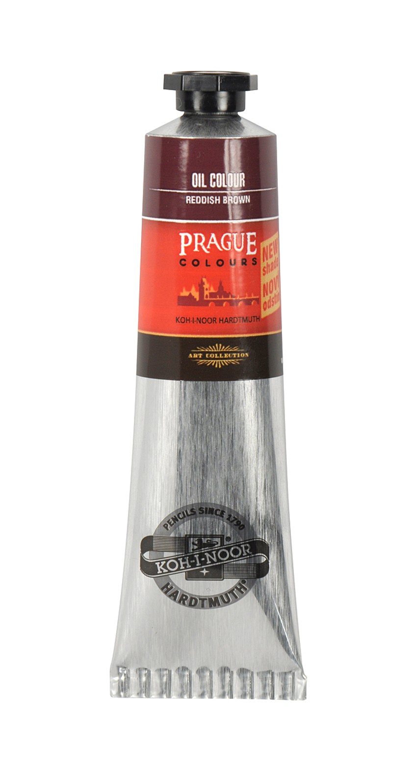 &#214;lmalfarbe-  Prague Colours  40 ml Tube  - Reddish Brown  / 652 -