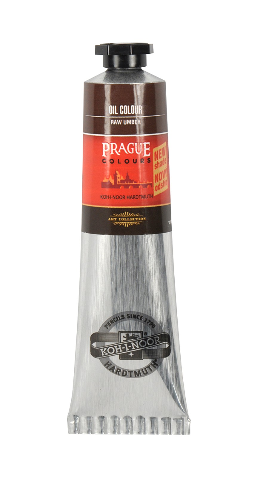 &#214;lmalfarbe-  Prague Colours  40 ml Tube  - Raw Umber  / 661 -