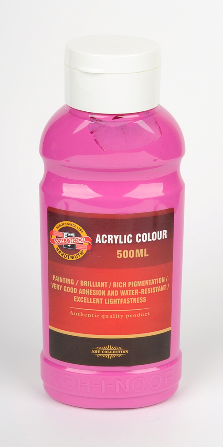 Acrylfarbe  500ml Tube  -  Magenta  / 0315  -