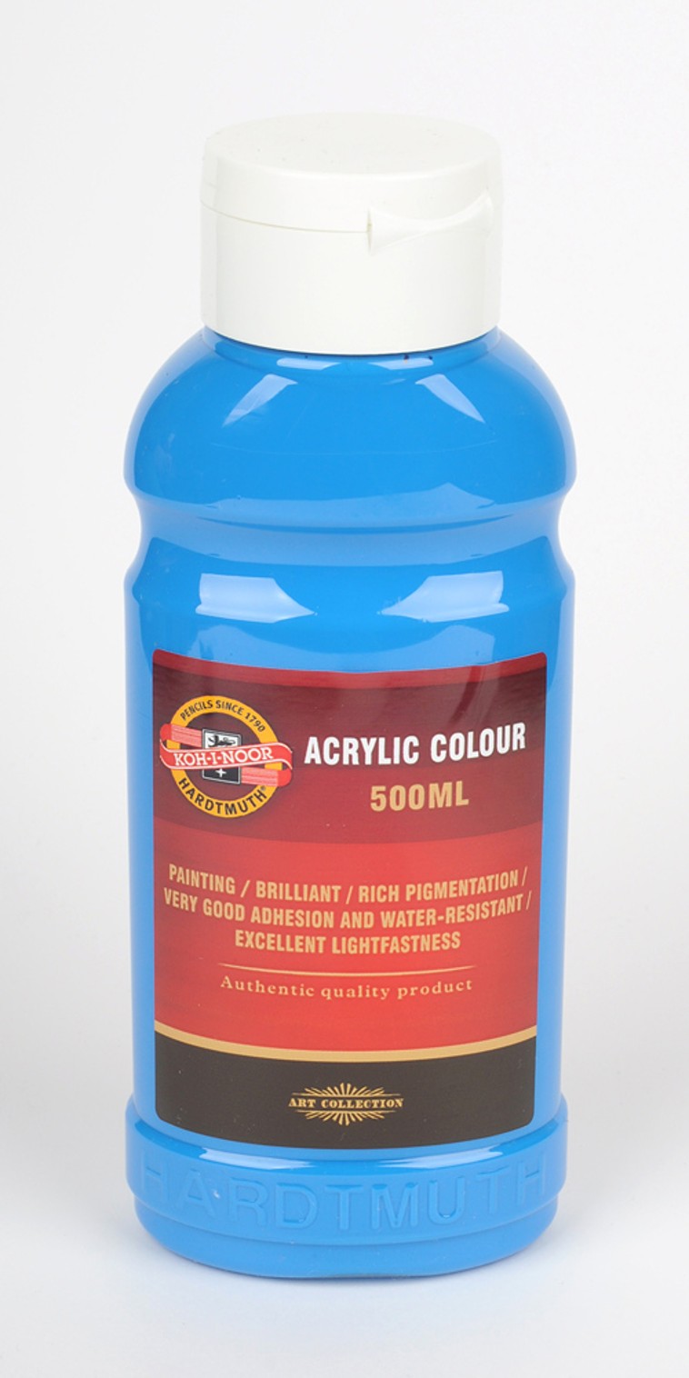 Acrylfarbe  500ml Tube  - Light Blue / 0400   -