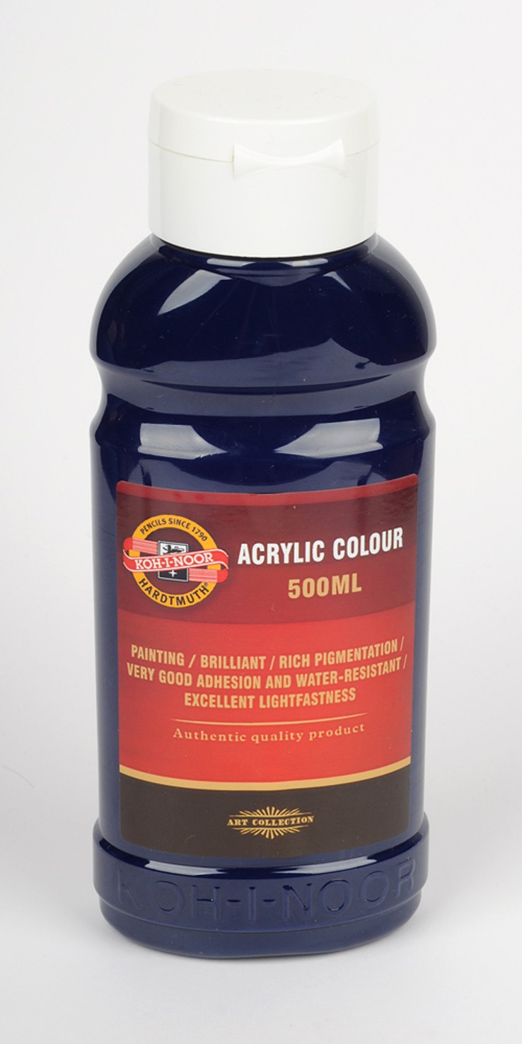 Acrylfarbe  500ml Tube  - Paris Blue  / 0440  -