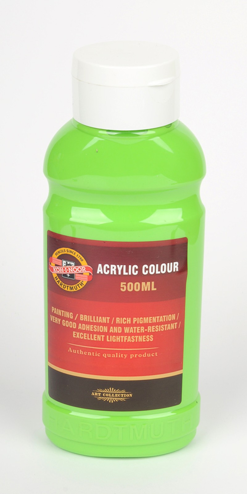 Acrylfarbe  500ml Tube  -  Light  Green  / 0500 -
