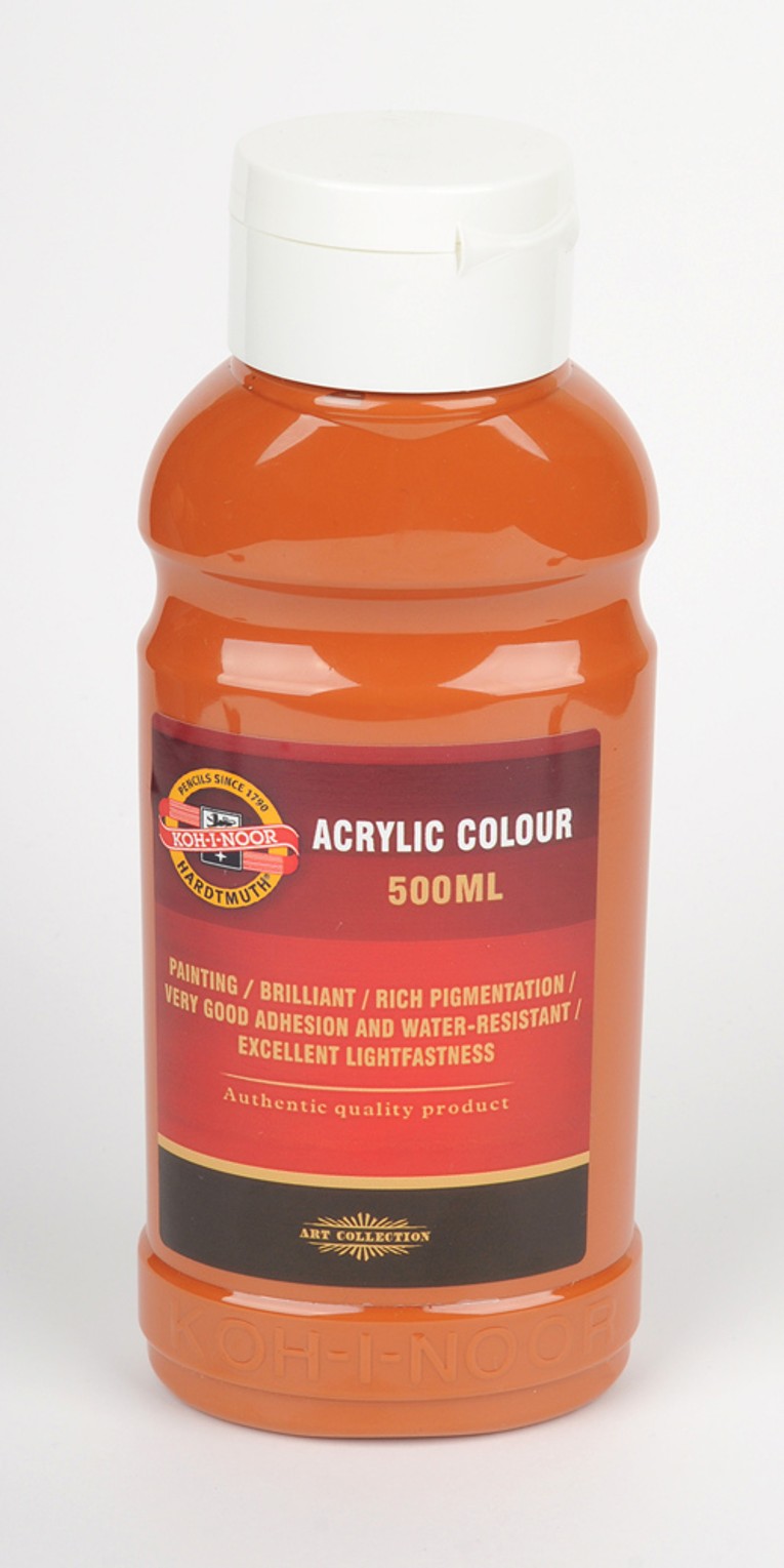 Acrylfarbe  500ml Tube  -  Light Brown / 0640  -