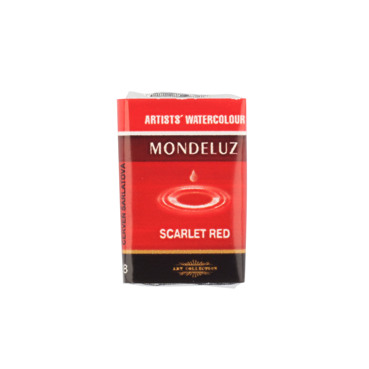 Aquarellfarbe- &quot; Mondeluz &quot; - Scarlet Red / 318 -   8g / Blister