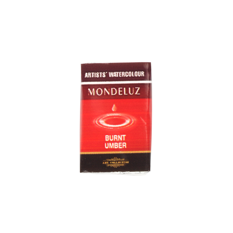 Aquarellfarbe- &quot; Mondeluz &quot; - Burnt Umber / 408  -   8g /  Blister
