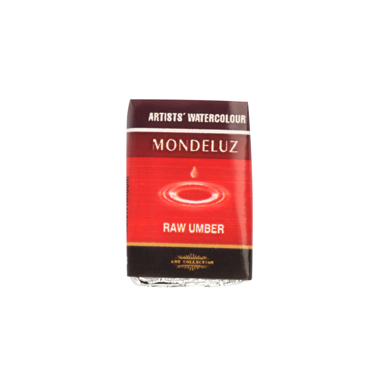 Aquarellfarbe- &quot; Mondeluz &quot; - Raw Umber / 418  -   8g  / Blister
